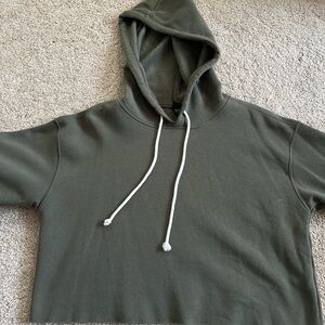 Women’s  Olive Green Hoodie Sweater